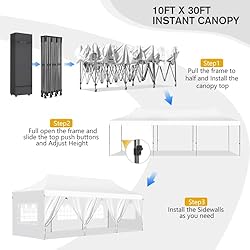 FNSYAY Pop Up Canopy Heavy Duty Canopy