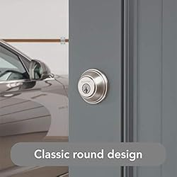 Baldwin Round, Double Cylinder Front Door Deadbolt
