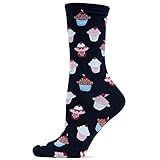 Hot Sox Originals Cupcakes Crew Socks