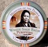 3 Tins oNavajo Medicine Of The People White Sage Dry Lips Lip Balm - Minor Skin Ailments, 0.75 oz each, Outstanding Product