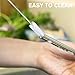 Deppon Reusable Drinking Straws Stainless Steel Metal Straws with Portable Case and Cleaning Brush, Large 0.4 Inch Wide