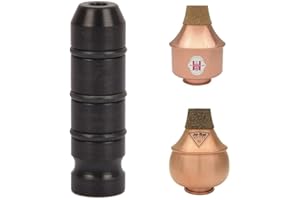 KGUBRASS Trumpet Muteness Adaptor for Quiet Practice - Jazz Wah-wah Mute Aid & Silencer - Includes Adaptor for Trumpet Accessories