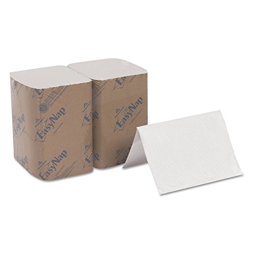 EasyNap Embossed Dispenser Napkins, 2Ply, 6 1/2x9 7/8, White, 500/Pk, 6 Pack/Ctn, Sold as 1 Carton, 6 Package per Carton