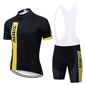 Fietsbroek met bretels voor heren Klassiek wielertrui Race fit met 5D Gel Padded