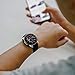 GHIJKL Kompatible Samsung Galaxy Watch 46 mm Bänder, Gear S3 Frontier/klassisches Band, weiches Silikon, atmungsaktiv, Sand Pink, Small: 5.6''-7.8''