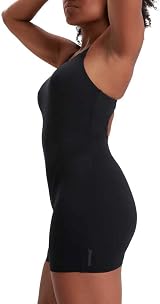 Speedo Women Endurance+ Eco Legsuit Swimsuit Chlorine Resistant Black view 7