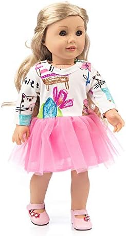 Dimanul American Girl Clothes,American Girl Doll Stuff,American Girl Doll Outfits,American Girl Clothing, Christmas Toys,Gift, Cute Beautiful Dress for 18 Inch American Girl Doll Toy