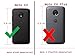 Moto E4 Case, LEEGU [Shock Absorption] Dual Layer Heavy Duty Protective Silicone Plastic Cover Rugged Case for Motorola Moto E 4th Generation (USA Version XT1768) - Don't Touch My Phone