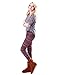 HDE Women Winter Knit Leggings Fleece Line Nordic Design Thermal Insulated Pants (Mayan Winter, Medium)