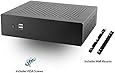 MITXPC MX500 Industrial Fanless Mini-ITX Case w/ WallMount Bracket & VESA Screws