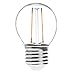 HERO-LED G16-DS-2W-WW27 Dimmable G14/G16 E26/E27 2W Edison Style LED Vintage Antique Filament Bulb, 25W Equivalent, Warm White 2700K, 4-Pack