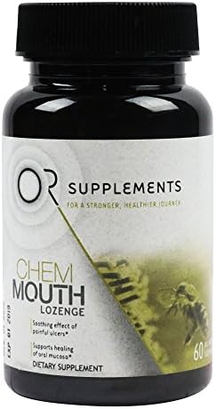 OR Supplements ChemMouth 60 Lozenges - Supports healing of oral mucosa and oncology (chemotherapy) oral side effects, providing relief to mouth discomfort