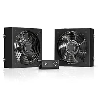 AC Infinity RACK ROOF FAN KIT, Quiet Dual-Fans with Speed Controller ...