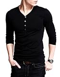 Coofandy Men's Fashion T-shirts Long Sleeve Casual Shirt