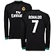 Fan Kitbag Ronaldo #7 Real Madrid Away Long Sleeve Youth Soccer Jersey & Shorts Kids Premium Gift Kitbag ✮ BONUS Ronaldo #7 Picture Backpack