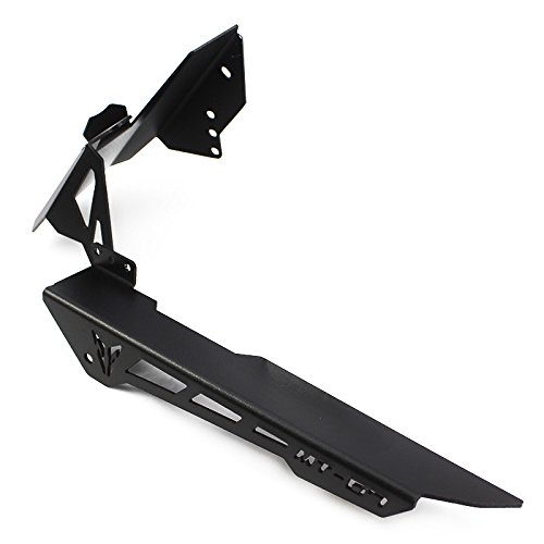 FATExpress for 2014-2017 Yamaha FZ07 MT07 Motorcycle Aluminum Rear Mudguard Fender Tire Hugger Chain Guard Cowl MT FZ 07 FZ-07 MT-07 2015 2016 (Black) - Thumbnail 5