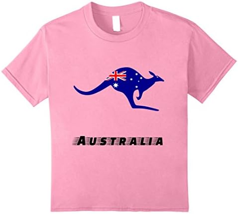 Kids Australia T Shirt  12 Pink