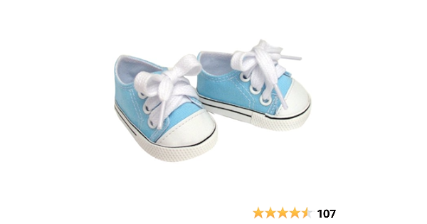 light blue canvas sneakers