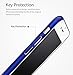 YIHAILU iPhone 7 Plus Case Smoothly Shield Skin Shockproof Ultra Thin Slim Full Body Protective Scratch Resistant iPhone7 Plus Cover (Silky Royal Blue)