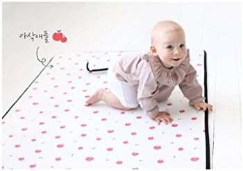 Petit Mong 3D Honeycomb Cool Mat + Cool Pillow Set Apple