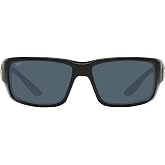 Costa Del Mar Sunglasses For Men Fantail Mens Polarized Sunglasses 580G 59 | Polarized Fishing Glasses with UV Protection - Costa Sunglasses for Boating, Beach &amp; Driving - 580G, 59