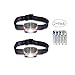 ZUKVYE LED Headlamps Flashlight, Cree LED Headlamp with Red Lights,Waterproof Head Light for Running, Camping, Reading, Kids, DIY & More - 8 AAA Batteries Included 2 Pack