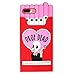 iPhone 7 Plus Cartoon Silicone Case,Lovely Animals Design 3D Cartoon Character Phone Bags Soft Rubber Cover for Apple iPhone 7 Plus