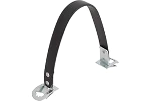 Osilly Car Battery Carrier Strap, Vehicle Battery Side Lift Belt, Metal Heavy Duty Automotive Top Post Battery Mounting Bracket Lifter Accessories, Universal for SUV, Truck, RV