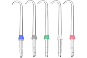 Replacement Tips for Waterpik WP-100 WP-900 WP-300 WP-440 Water Flosser Heads 5 Implat Denture Tips