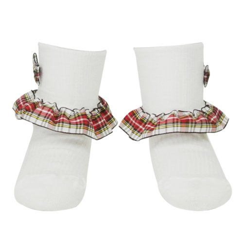 Wrapables Sassy Stacey Lace Cuff Ankle Socks (Set of 2)