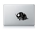 Avatar Appa The Last Airbender Apple Macbook Decal Vinyl Sticker Apple Mac Air Pro Laptop Sticker Decal Skin