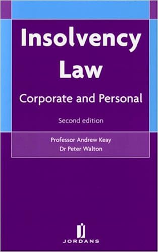 Download Insolvency Law: Corporate and Personal PDF