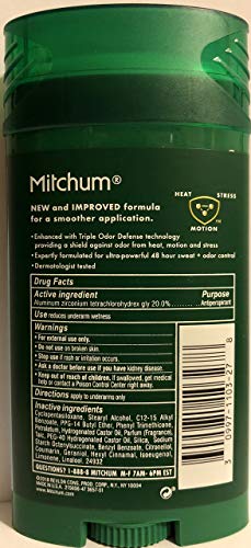 image for Mitchum Antiperspirant & Deodorant For Men - Invisible Solid - Clean C