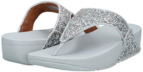 silver fitflops size 4