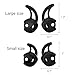 Spigen TEKA RA200 Airpods Earhooks Cover for Apple Airpods Earphones Headphones Earbuds (2 Pairs- Large & Small) Patent Pending - Black