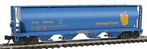 Bachmann Industries Inc. Canadian 4-Bay Cylindrical Grain Hopper Heritage Fund - N Scale