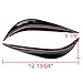 4PCS Corner Car Front Rear Bumper Guard Protection Sticker Edge Lip Anti-Collision Black