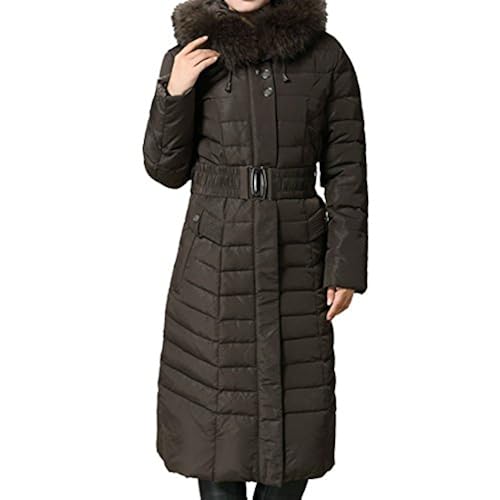 Full length down winter coats for women