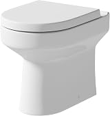 Artis Matte White Back to Wall Toilet Unit Cloakroom Furniture view 4
