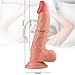 Tracy's Dog Realistic Dildo for Beginner, Dildo with Strong Suction Cup, 7.5