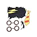 Harry Potter Style Happy Birthday Banner and Party Decorations Supplies Set - Total 69 pcs of Wizard Decor Stuff