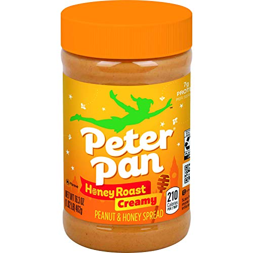 Peter Pan Creamy Honey Roast Peanut Spread, 16.3 oz 12-Count