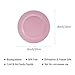 HM-tech 6pcs Bamboo Toddler Plates (8