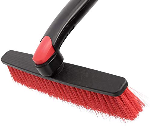 Parts Flix Extendable Snow Brush with Rotary Brush Head Icescraper