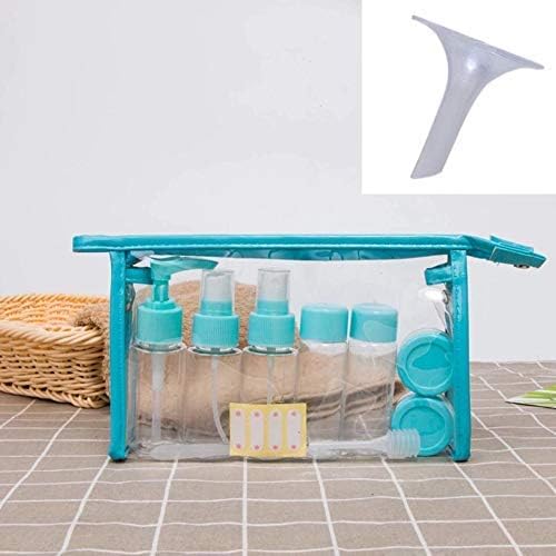 WHOLE MART® Plastic Refillable Travel Spray Bottles and Lotion Pump Bottles for Cosmetics Toiletries