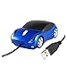Leegoal(TM) Dark Blue Car Shaped USB Wired Optical Mouse for Notebook Laptop PC