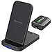 Wireless Charger, Alpatronix CX200 10W Qi-Certified Charging Stand Compatible for (7.5W) iPhone 11/11 Pro/Max/XS Max/XR/XS/8 Plus (10W) Galaxy S10+/S9+/S8+/Note 8,9 with QC 3.0 Wall Adapter (Black)