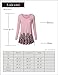 Lotusmile Women's Pleated Front Fitted Flow Blouse Top, Round Neck Long Sleeve Sandy Fabric, BK L