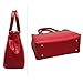 Hynes Victory Ostrich Top Handle Handbag (Red)