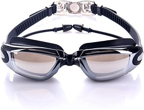 Swimming Goggles, Anti-Leak Anti-Fog for Adults (Clear, XL)